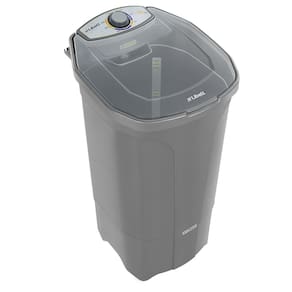 Tanquinho de Lavar Roupa Semi Automático Lavadora 14kg Libell 110v Sistema de Turbilhonamento Cor Prata