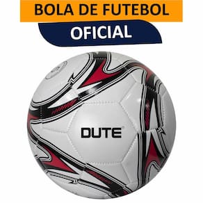 Bola de Futebol Tamanho Oficial Número 5 Costurada Couro Sintético Aleatório