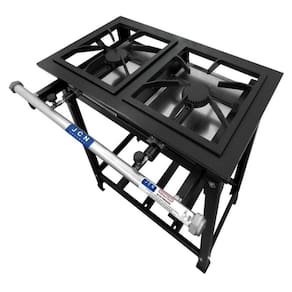Fogão Industrial 2 Bocas 30x30cm Alta Pressão P5 JCN