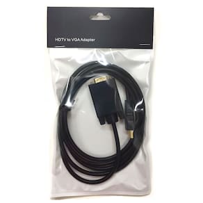Cabo Conversor Adaptador Hdmi Macho X Vga Macho 1.8 Metros cb148