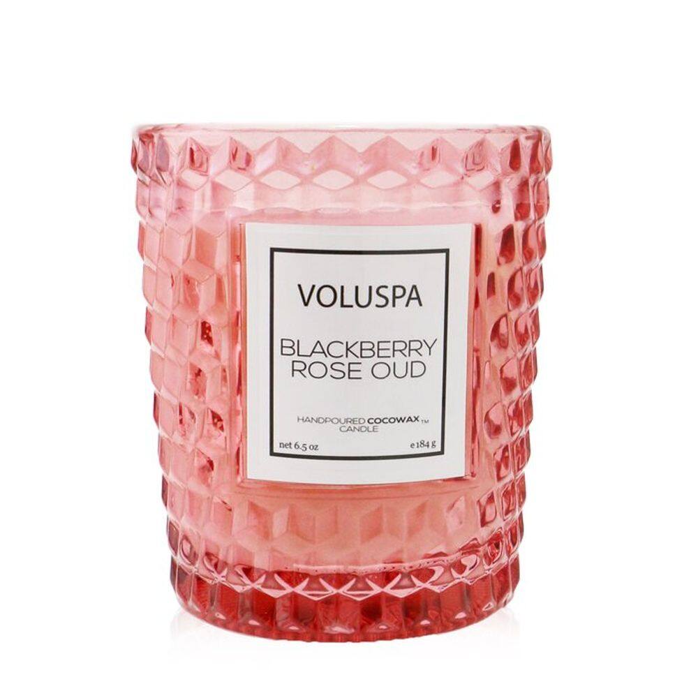 Vela Voluspa Blackberry Rose Oud Scent 40h de tempo de queima