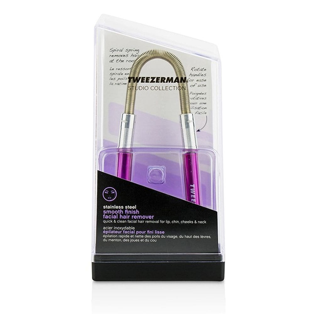 Pinça de depilação facial Tweezerman Smooth Finish Studio Pink