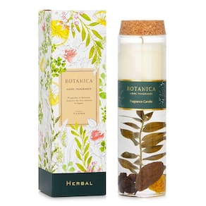 Fragrância doméstica Botanica Herbal com vela interior