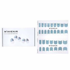 Adesivo de unhas Mavenir Blue Grey Deep French Nail Art