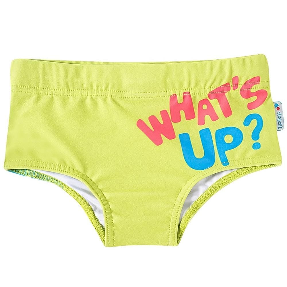 Sunga Tradicional Toddler Tip Top Monstrinhos Verde 2236368K