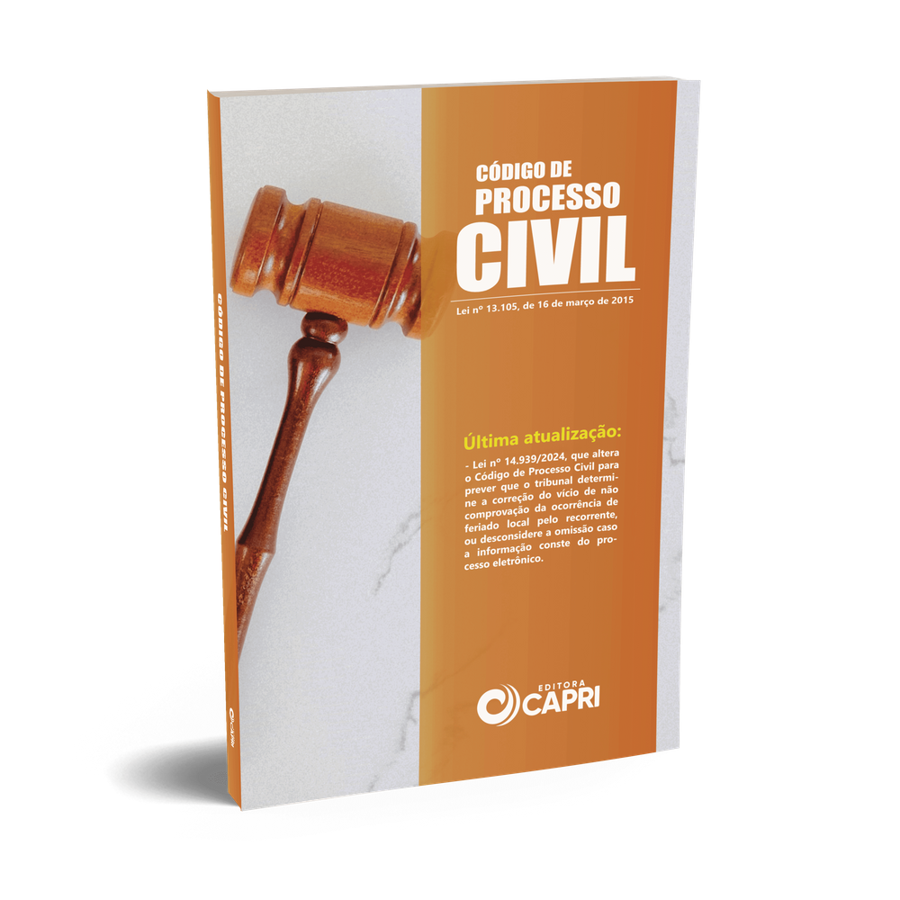 Livro Código De Processo Civil Atualizado 2024 - Capri