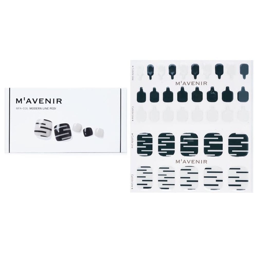 Adesivo de unhas Mavenir Modern Line Pedi estampado