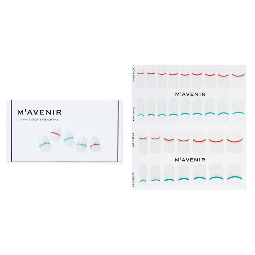 Adesivo de unhas Mavenir Sporty French Nail Estampado