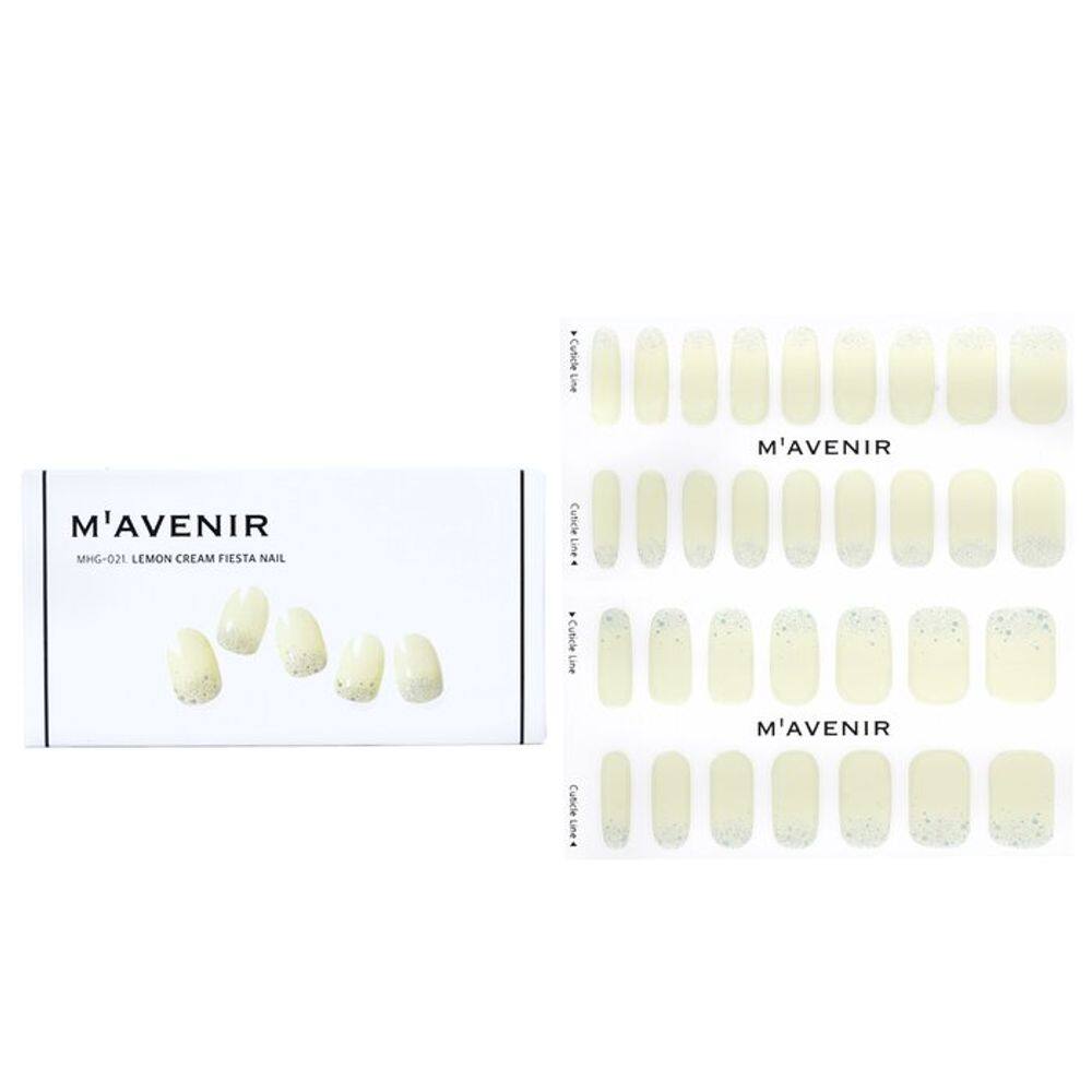 Adesivo de unhas Mavenir Lemon Cream Fiesta White