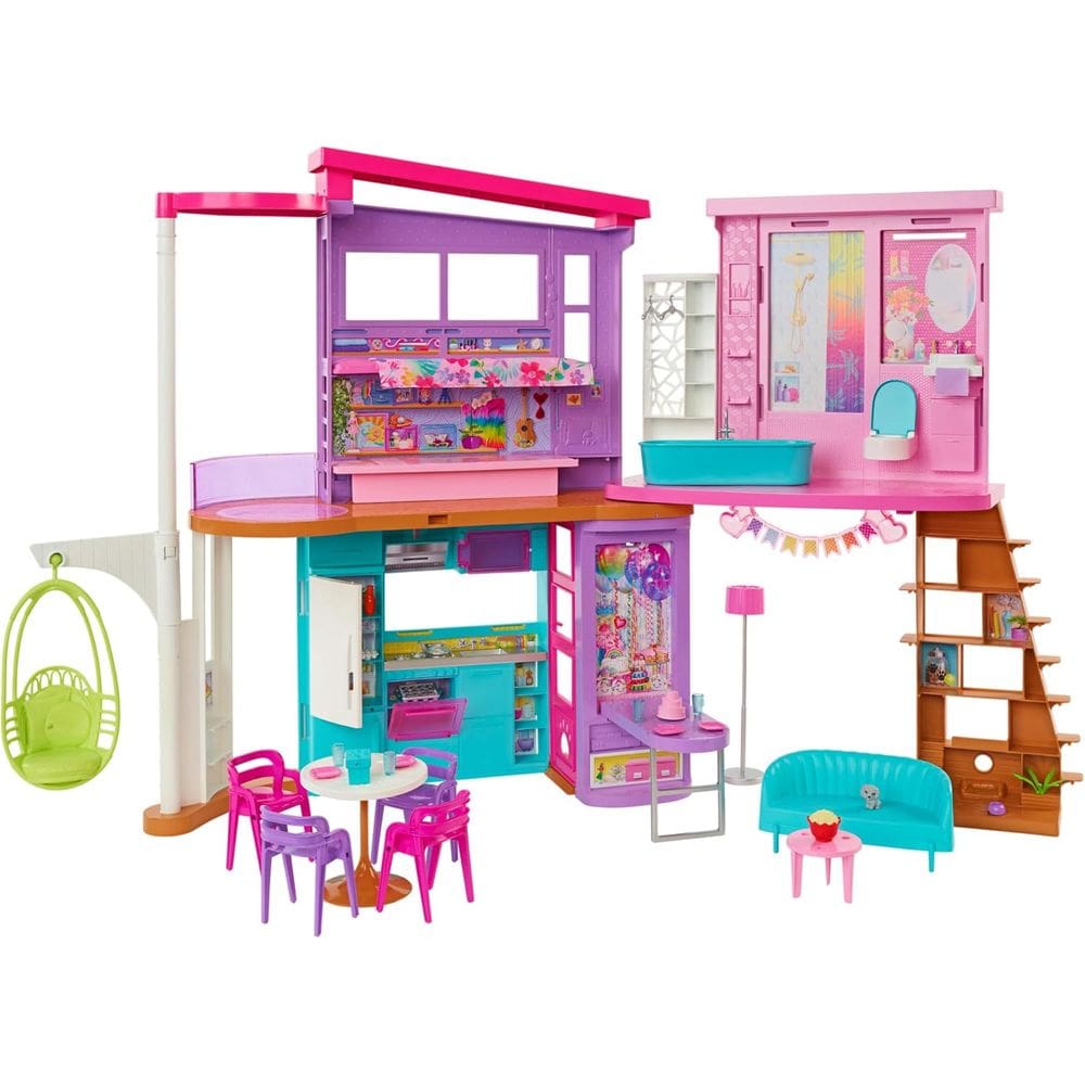 Hcd50 Barbie Casa De Bonecas Malibu
