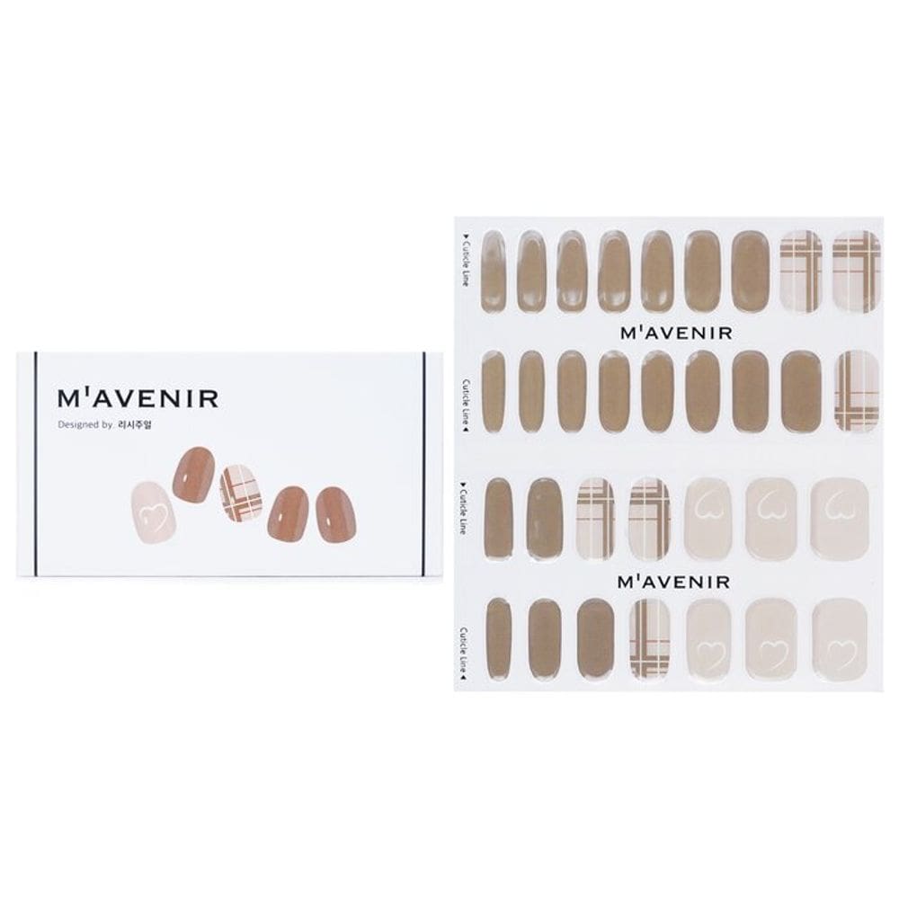 Adesivo de unhas Mavenir Brown Milk Tea Color Salon Quality