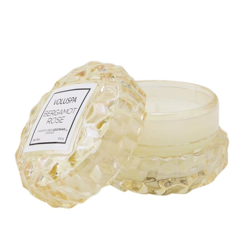 Vela Voluspa Macaron ta Rose Scent 15h Tempo de queima
