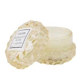 Vela Voluspa Macaron ta Rose Scent 15h Tempo de queima