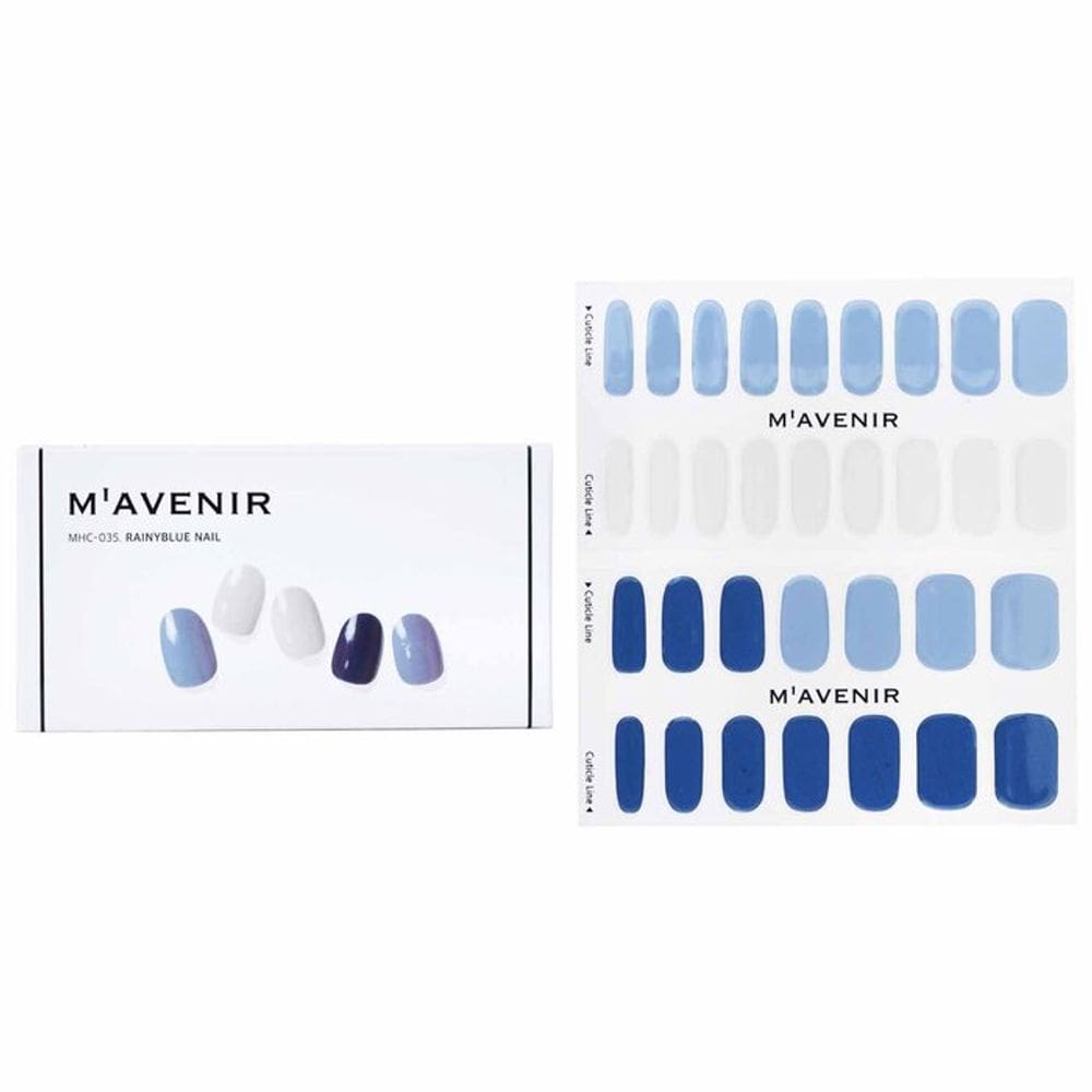 Adesivo de unhas Mavenir Rainyblue Blue Gel com qualidade de salão