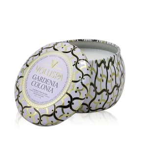Vela Voluspa Gardenia Colonia Mini Tin 25h de tempo de queima
