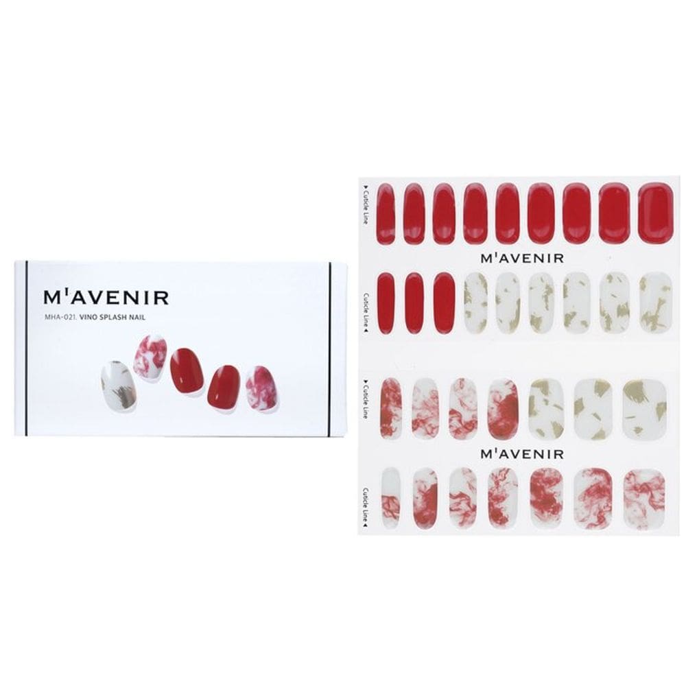 Adesivo de unhas Vino Splash Red Gel líquido com qualidade de salão
