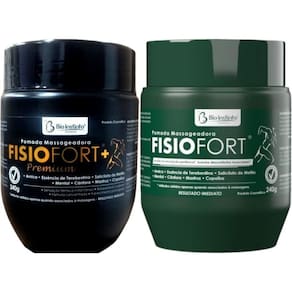Kit Pomada FisioFort Premium 240g + Pomada FisioFort 240g