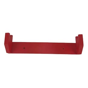 Suporte Horizontal De Parede Para Espadas Katanas Vermelho