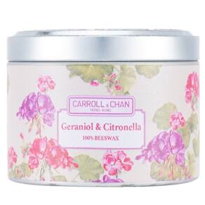 Candle Carroll & Chan 100% cera de abelha, geraniol e citronela