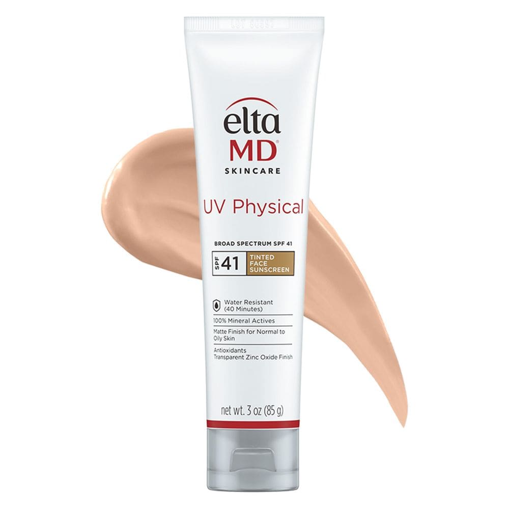 Protetor solar EltaMD UV Physical Tinted SPF 41, tubo de 90 ml