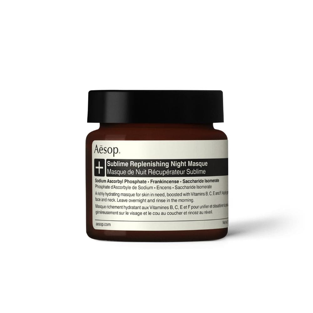 Máscara noturna Aesop Sublime Replenishing com vitaminas 50mL