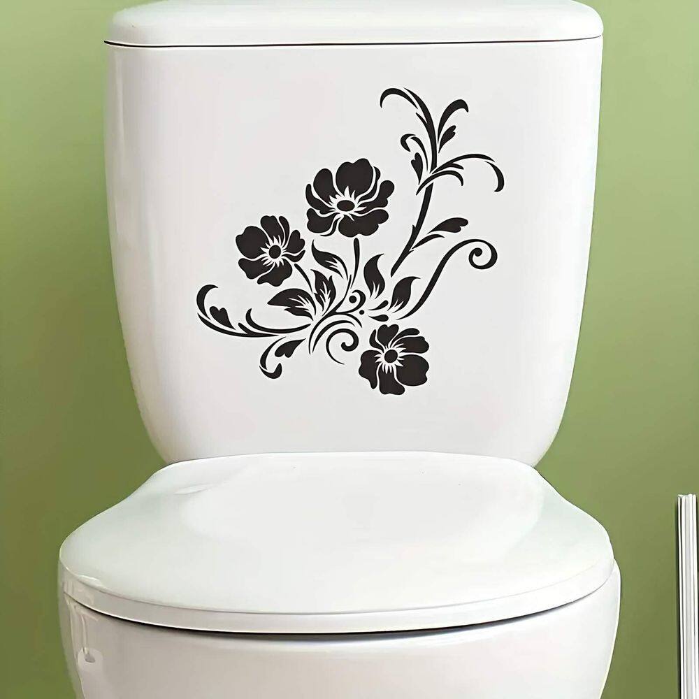 Adesivo Para Vaso Sanitário Floral Mod12