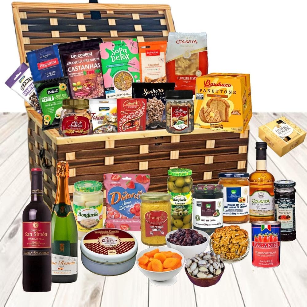 Cesta De Natal Premium Montecarlo 30 Itens - Natal 2024