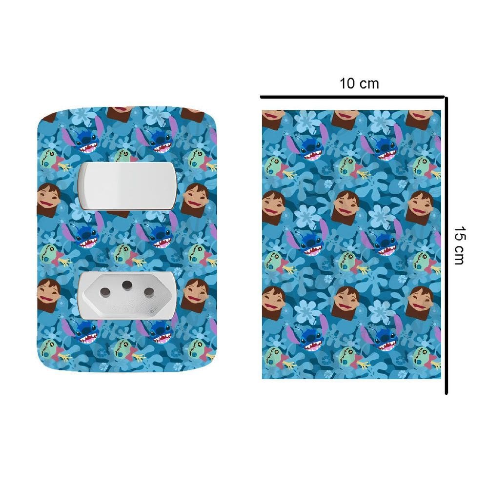 Adesivo Para Interruptor Stitch Mod09