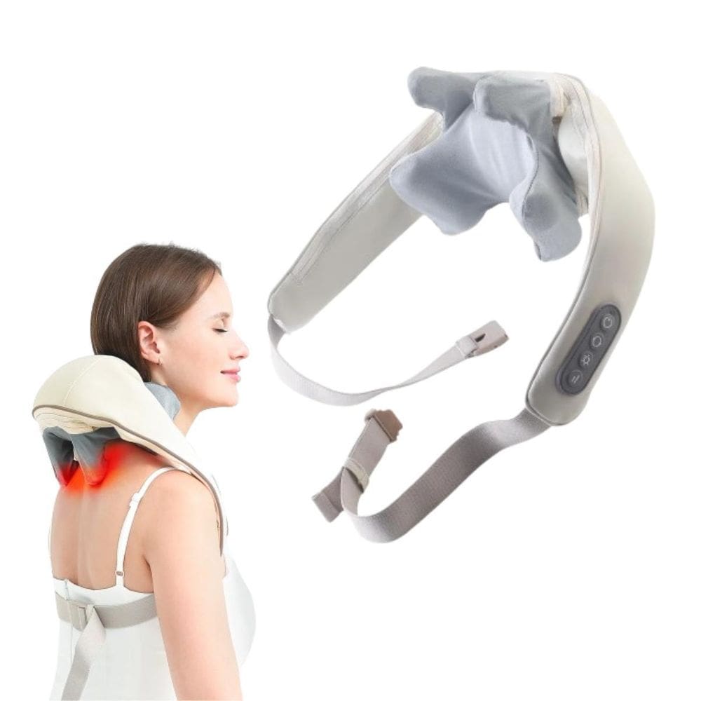 Massageador Elétrico Shiatsu Para Costas E Pescoço -