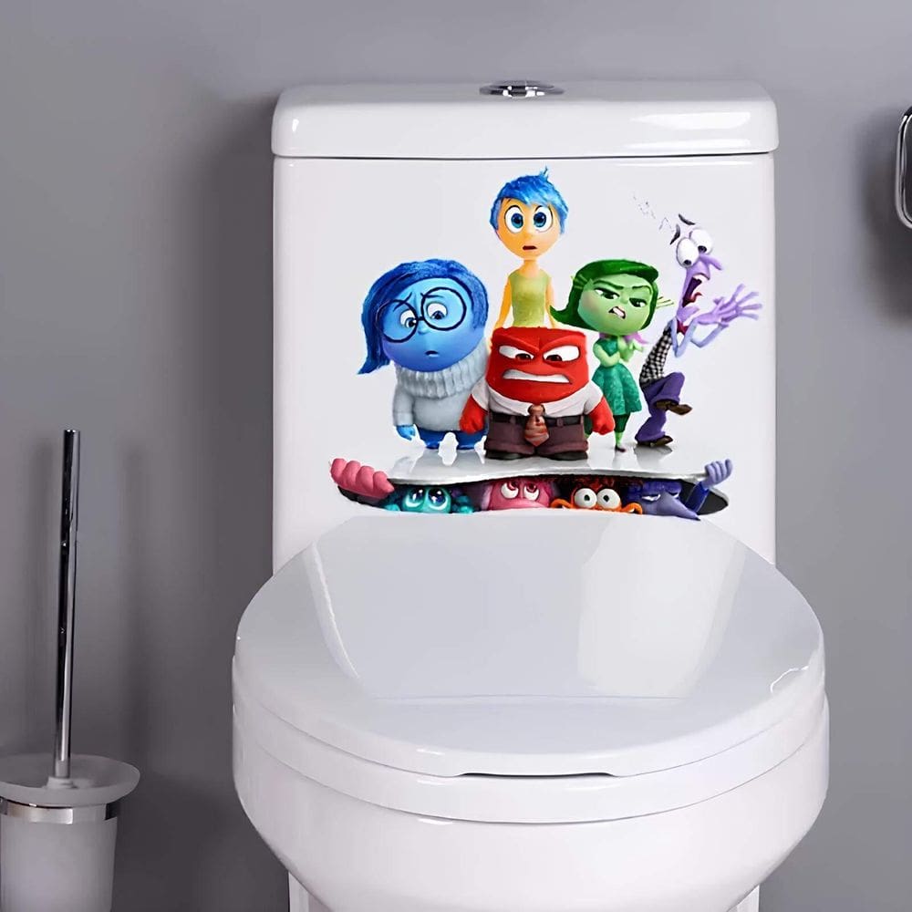 Adesivo Para Vaso Sanitário Divertidamente Mod02