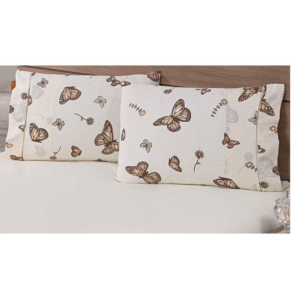 Kit 04 Fronhas Avulsas 80X60Cm Percal 100% Algodão 180 Fios