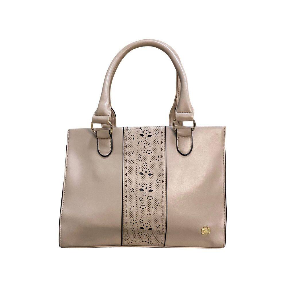 Bolsa Anna Luxory De Ombro Bege Cj540