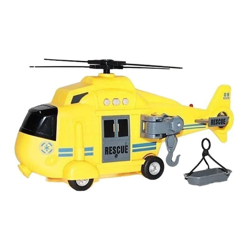 Helicoptero Resgate Com Som E Luz Br1783 - Multikids