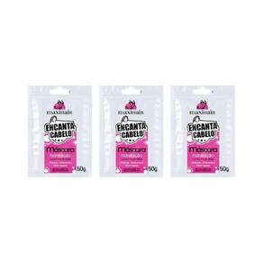 Sache Maxihair 50G Encanta Cabelo - Kit Com 3Un