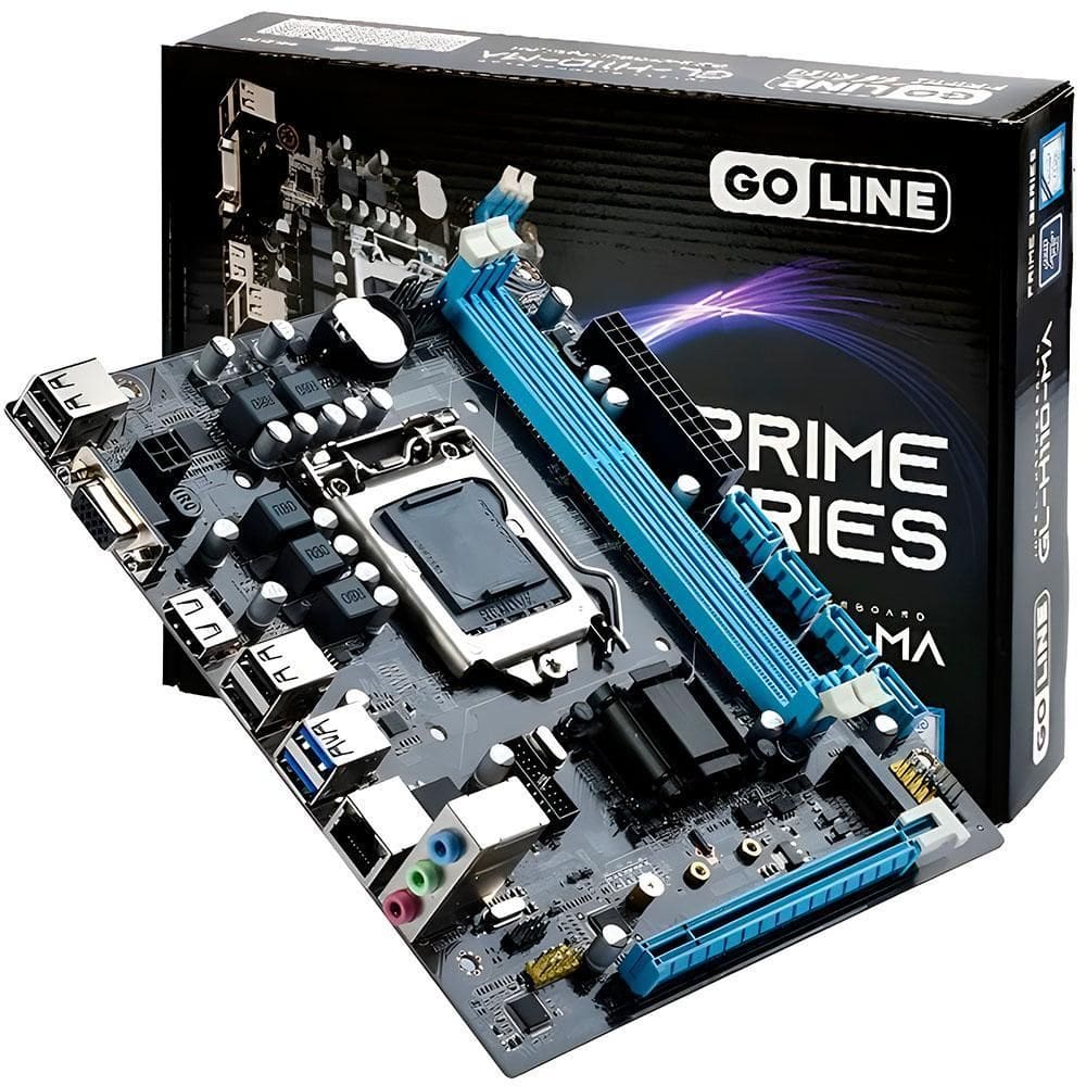 Placa Mãe 1151 Ddr3 Vga- Hdmi Goline Gl-H110-Ma