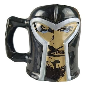 Caneca De Porcelana Com Alça Estilo Medieval 400Ml
