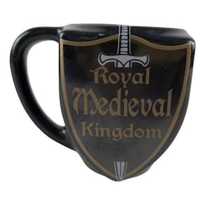 Caneca De Porcelana Com Alça Estilo Medieval 400Ml