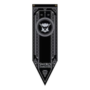 Bandeira Flâmula Brasão Casa Nights Watch Game Of Thrones