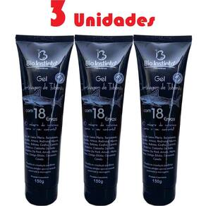 Kit com 3 Gel Cartilagem de Tubarão Com 18 Ervas 150g