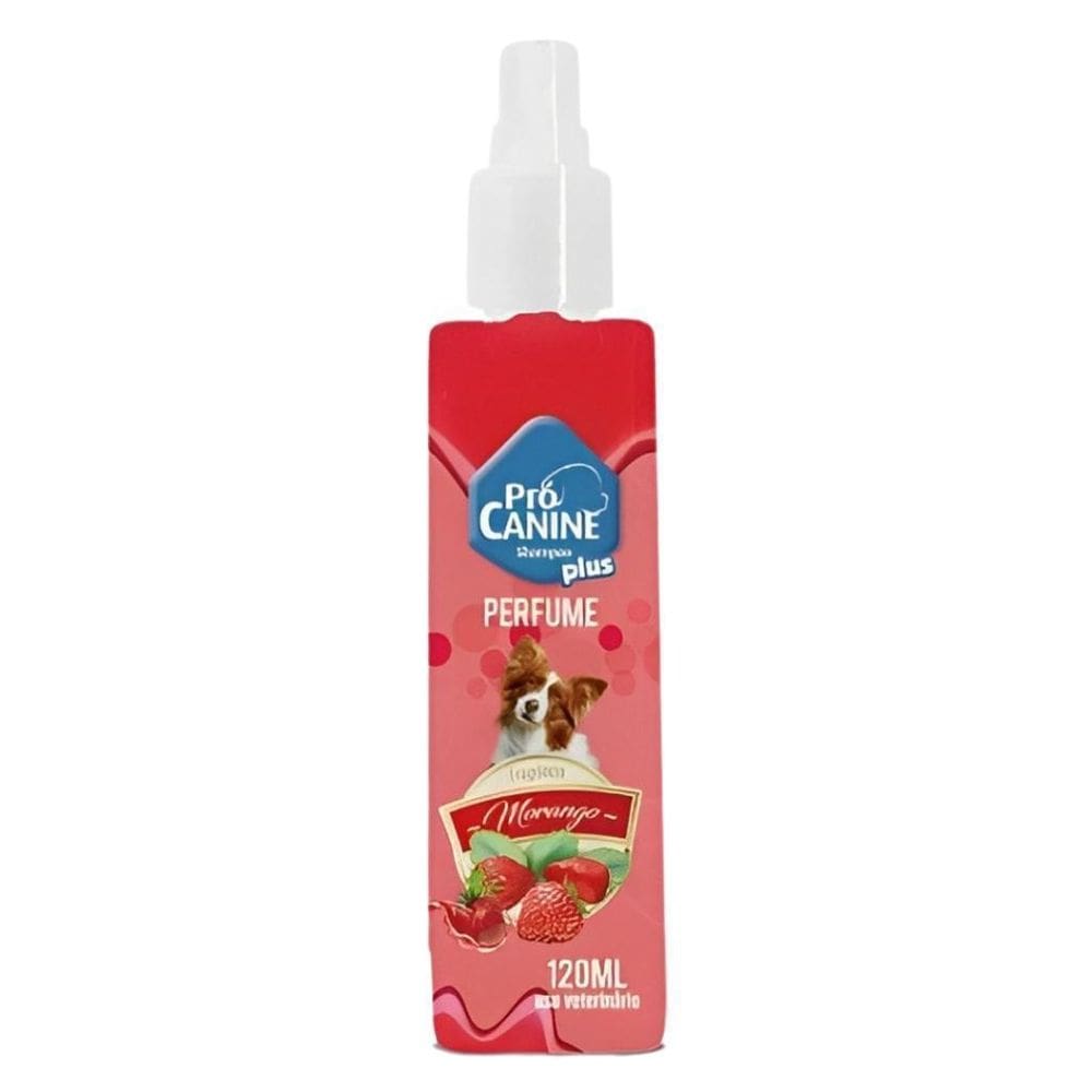 Colônia Para Cachorro Prócanine Morango 120Ml