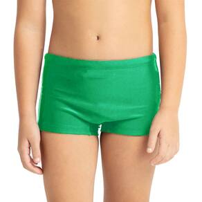 Sunga Boxer Infantil Praia Menino Uv50 Piscina Natação Verde