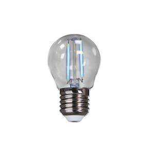 Lampada Filamento LED Bolinha 2W Luz Azul Base E27 Bivolt Avant