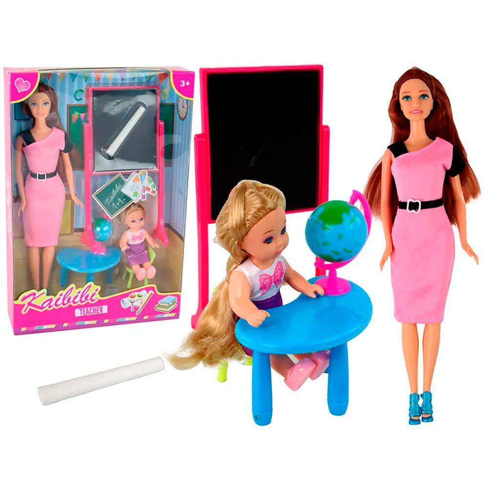 Boneca Kaibibi Professora de Crianças Morena WG069 - Kaibibi
