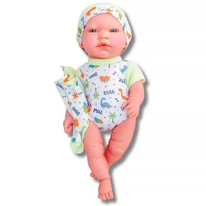 Boneca Bebezinho Real Verde 5681 - Roma