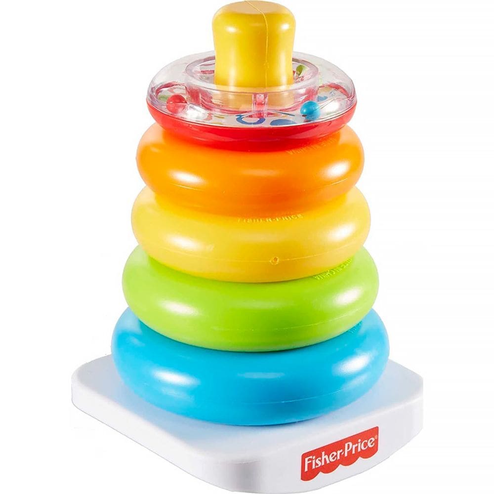 Pirâmide de Argolas Coloridos Fisher-Price GKW58 - Mattel