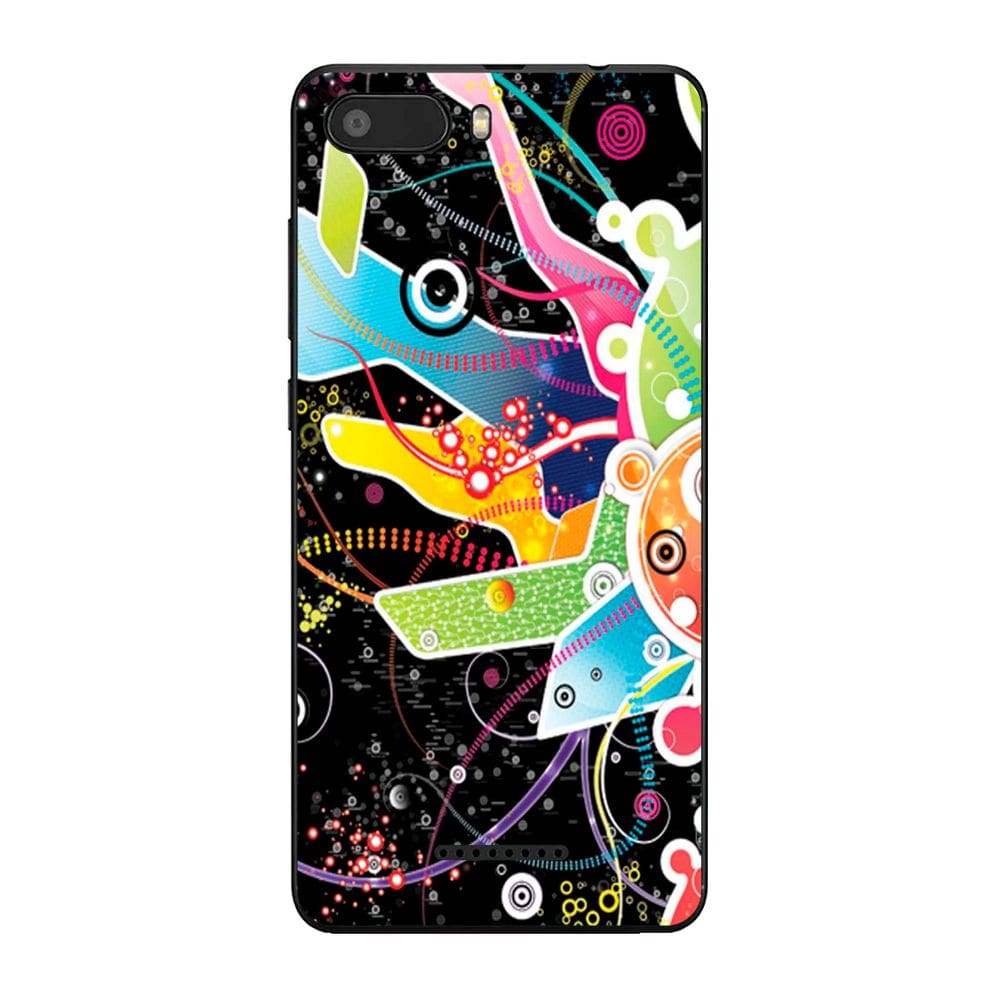 Capa Adesivo Skin058 Verso Para Multilaser MS50X