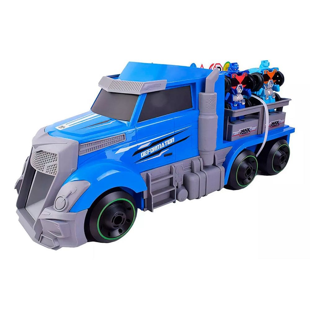 Caminhão Transformável Blue Truck Max Robot 2 em 1 L017-9 - Dorémi