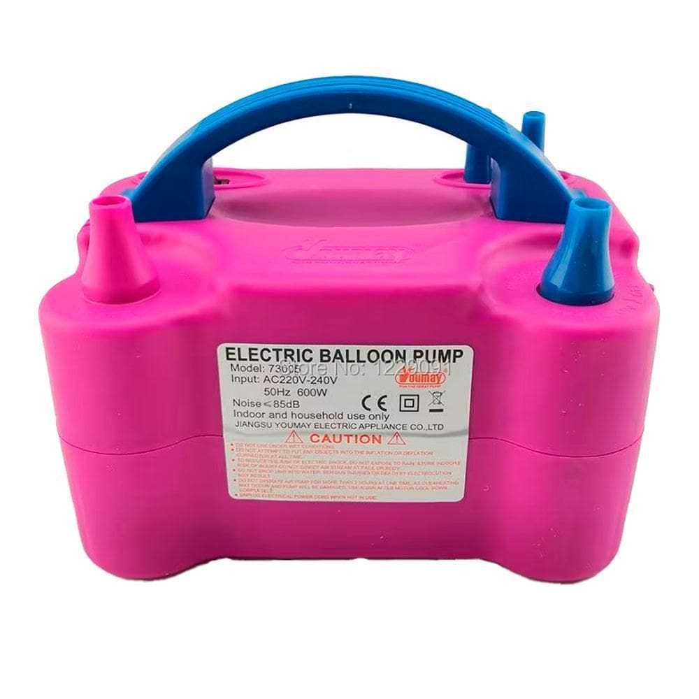 Inflador Compressor 220V Bomba Balões Bexigas Rosa