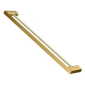 Toalheiro Barra Duplo Docol Flat 1013772 Ouro Escovado