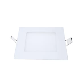 Painel Led Avant Quadrado Embutir 6w 3000k Bivolt Branco